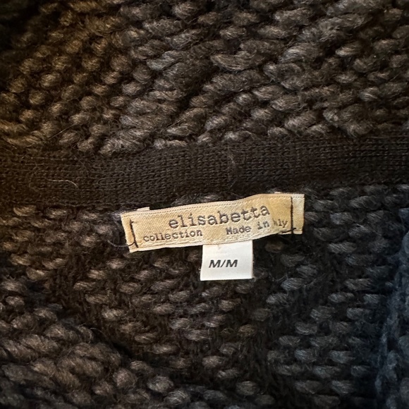 (FREE BUNDLE ADD-ON) Elizabetta Collection Alpaca Patterned Knit Sweater - Picture 4 of 4